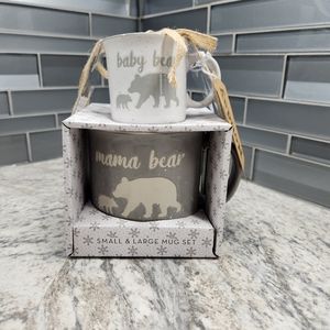 Mama Bear and Baby Bear Mug Set